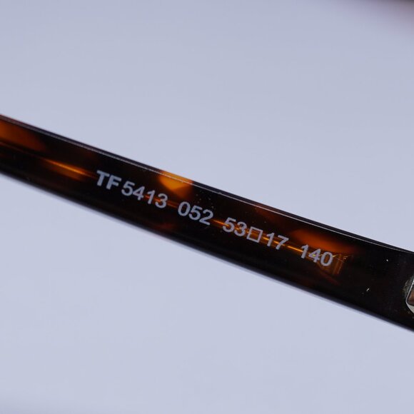 Tom Ford FT5413 052 Aviator Eyeglasses 53mm - Havana - Picture 7 of 8